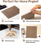9 Pack Walnut Wood Plywood Sheets, Smooth Surface, Uniform Thickness, No Burrs - Image 5