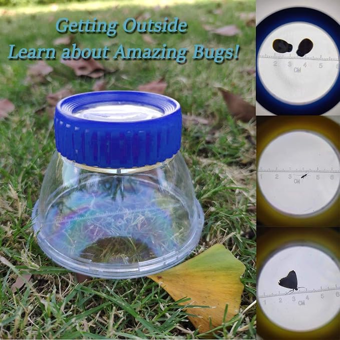 5X Magnifier Bug Viewer, Bugs Habitat Magnifying Bug Jar - Image 4