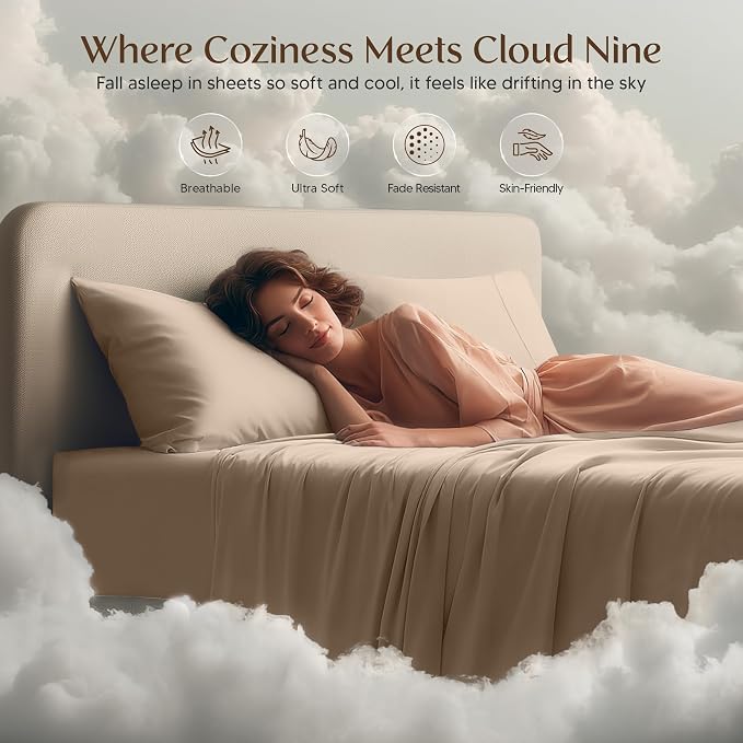 Utopia Bedding King Size Sheet Set – 4 Piece Bed Sheets, Soft and Breathable - Image 6