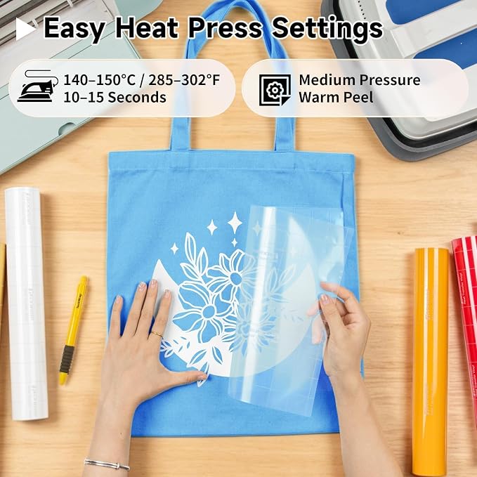TECKWRAP Heat Transfer Vinyl for T-Shirts, 50+ Washes, REACH Certified & Dryer - Image 9