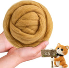Wool Roving-3.5oz Needle Felting Wool, Soft Multi-Color Wool Fiber, Perfect by VKEDA