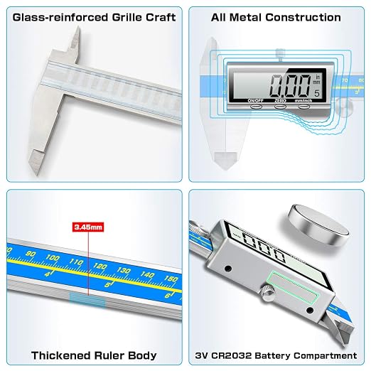 Caliper Measuring Tool Digital Caliper Industrial Quality Precision Electronic - Image 2