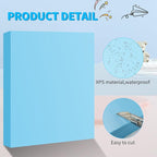 LuckyFoam Blue 5 Pack 15x12x1.5 inch Foam Sheets 1.5 Inch Thick | Polystyrene - Image 4