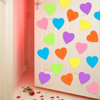 90 Pieces Heart Cutouts Paper Hearts Heart Shape Cards 5.5 Inches Large - Image 6