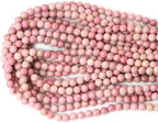 60PCS 6mm Natural Rhodochrosite Gemstone Smooth Round Loose Beads - Image 3
