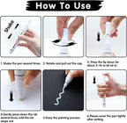 Artsunlvy White Paint Pens marking pens Permanent Markers - Image 2