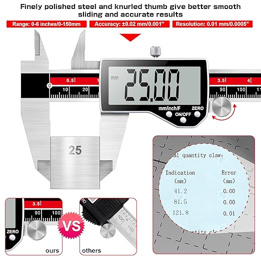 Digital Caliper Electronic Caliper Measuring Tool Precision Digital Vernier - Image 2