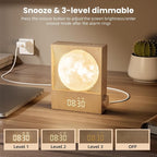 RETEYUNG Sunrise Alarm Clocks for Heavy Sleepers, Rotatable Moon Light - Image 7