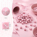 Ferreve 90 Piece Acrylic Dice Beads 10mm Dice Beads Bulk, Casino Games Birthday - Image 5