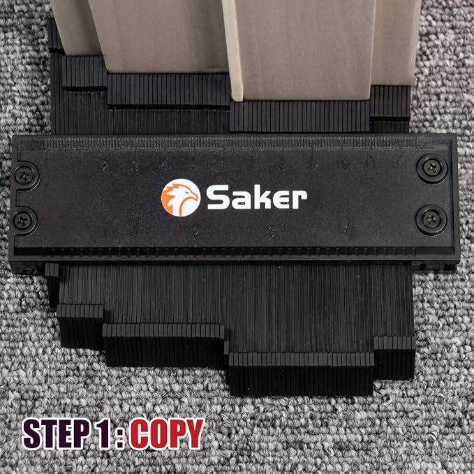 Saker Contour Gauge Profile Tool- Adjustable Lock-Precisely Copy Irregular - Image 5
