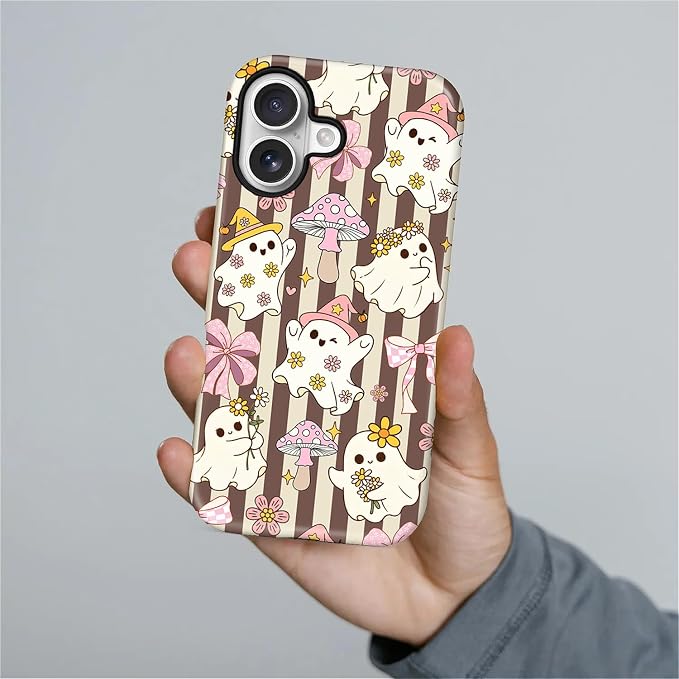 Case for iPhone 17, Scratch Resistant Hybrid Double Layer Hard Shell，Cute - Image 5