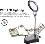 3.5X12X Helping Hands Soldering Station - Image 3