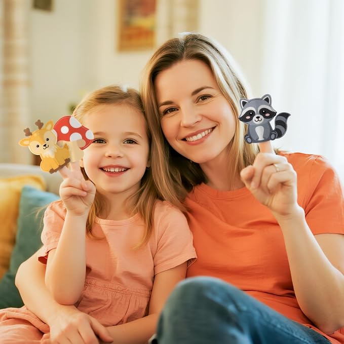 COcnny Woodland Animal Finger Puppets - Image 7