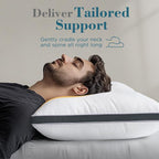 viewstar Bed Pillows King Sizes Set of 2, Hotel Quality Cooling Down - Image 3