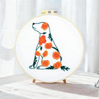 Crafmanoe Flowers Dog Embroidery Kits - Image 7