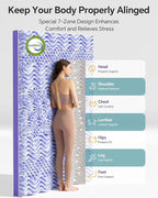 ChiXpace Dual Layer 4 Inch Memory Foam Mattress Topper Queen - Image 3