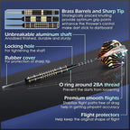 LANNEY Darts Metal Tip Set, Steel Tip Darts Set 20 Grams 24 Grams and 26 Grams - Image 3