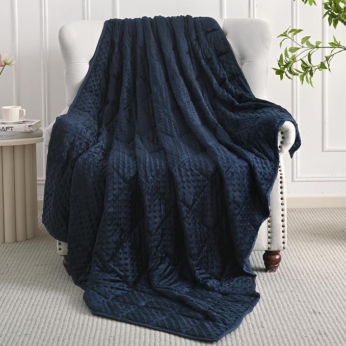 Mr. Sandman Weighted Blanket for Adults Queen, Minky Heavy Blanket for Woman - Image 8