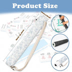 Blue and White Floral Toile Mahjong Mat Bag - Image 2