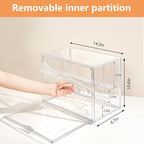 Attelite Acrylic Display Case for Collectibles 3-Tier Adjustable 2Pack | - Image 2
