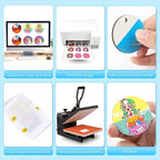 HTVRONT Sublimation Keychain Blanks - Image 6