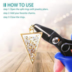 Split Rings for Jewelry Making, Caffox 700pcs Small Split Ring - Image 5