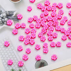 100pcs Mixed Polymer Clay Spacer Beads - Image 2