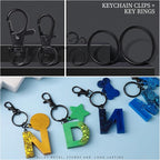 LEOBRO 265PCS Swivel Snap Hooks and Key Rings, Keychain Clips and Key Chain - Image 3