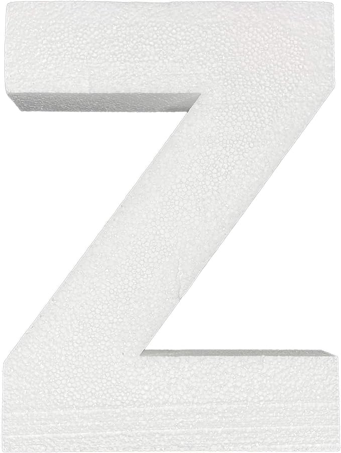 12 Inch Smooth Foam Letters by Crafts+Central