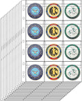 12-Pocket Coin Pages for Collectors, Standard 9-Hole Coin Collection Pages fit by Suremita
