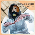Seenelling DIY Therian Mask Kit Blank Cat Mask - Image 5