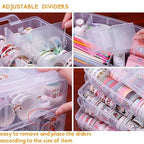 Washi Tape Box Organizer Storage, Divider Closet Container, - Image 2