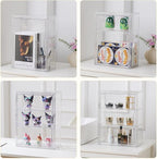 3 Tiers Clear Display Case, Plastic Storage Bins - Image 5