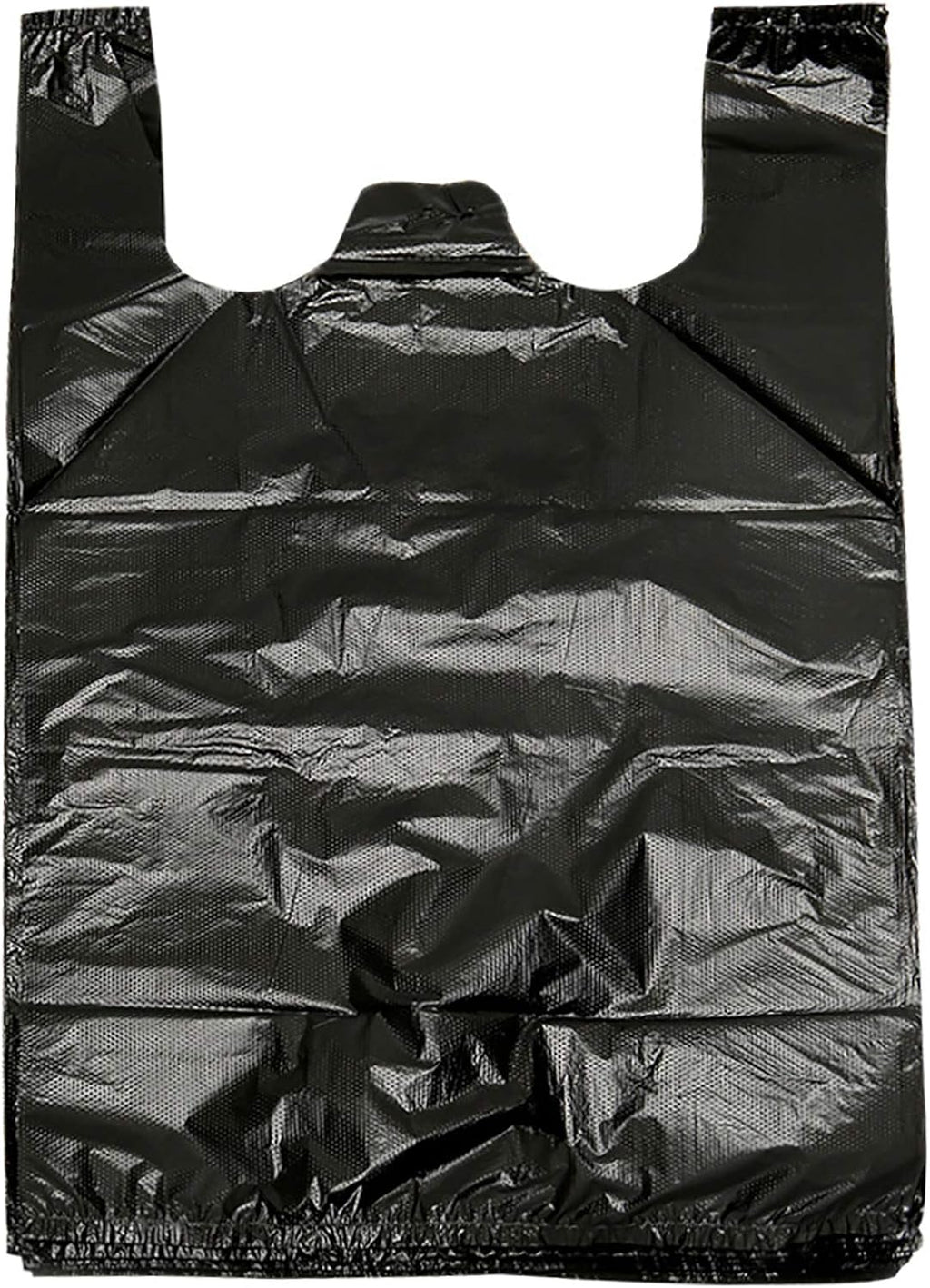 YYaaloa 100 pcs Black Trash Bags with Handles - 14x22 Super Thick 1.8mil Plastic Rubbish Bags for Office, Picnic, Kitchen, Bulk Use