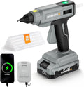 WORKPROX Cordless Hot Glue Gun, 20V Rechargeable Full-Size Kit | 90min Runtime by WORKPRO