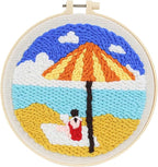 Ease Time Seaside Punch Needle Kit by Unknown