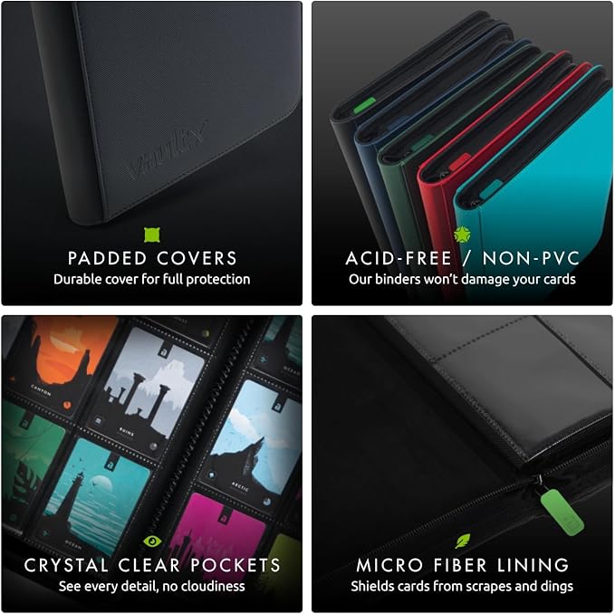 Vault X 12 Pocket Zip Trading Card Binder 480 Cards Exo-Tec | Holds 480 - Image 6