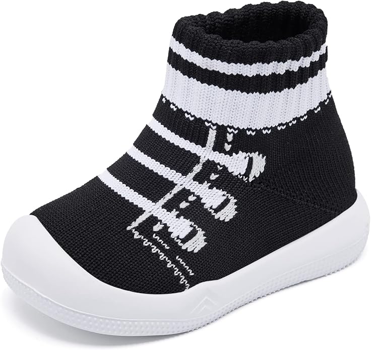 Engtoy Baby Shoes & Socks - Non-Slip Breathable Slippers with Soft Rubber Sole - Baby Boys & Girls Slip On Sneakers