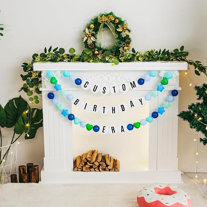Kpop Theme Party Decorations Christmas Giant Friendship Bracelet Garland Kit - Image 3