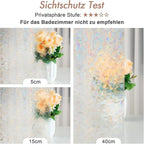 Haton Window Privacy Film, Stained Glass Rainbow Film Decorative Window Clings - Image 8