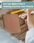 Small Notebook Bulk 60 Packs Pocket Journal Blank A6 Kraft Notepads - Image 6