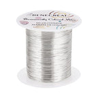 BENECREAT 26 Gauge 131 Yards Tarnish Resistant Silver Wire Jewelry Beading Wire by BENECREAT