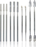 CYNAMED 10 Pc Stainless Steel Spatula Wax & Clay Sculpting Tool Set by Cynamed