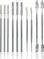 CYNAMED 10 Pc Stainless Steel Spatula Wax & Clay Sculpting Tool Set by Cynamed