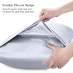 BEDELITE Satin Body Pillow Cover 2 Pack, Super Soft and Cooling Body Pillow - Image 5