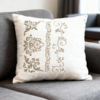 TIAMECH A4 Reusable Floral Edge Line Stencil - Image 2
