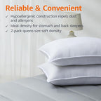 Amazon Basics Down Alternative Pillows - Image 5