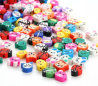 100pcs Animal Polymer Clay Spacer Beads - Image 3