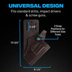 OX Tools Leather Tool Holsters & Pouches – Hammer, Tape Measure, Utility & - Image 2