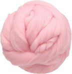 uxcell 3.53oz Wool Roving Yarn, Needle Felting Wool Fiber DIY Craft Needle Wet by uxcell